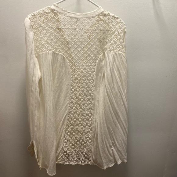 Free people crochet button down - Picture 2 of 4